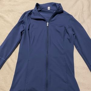 Blue under armor zip up